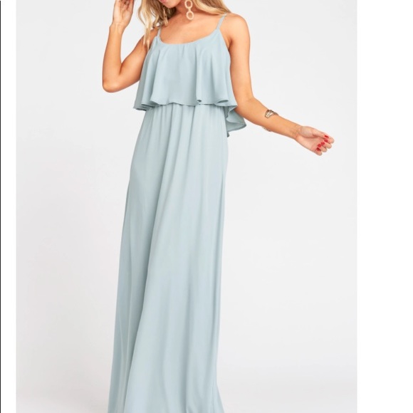 Show Me Your Mumu Caitlin Ruffle Dress XXL teal - Picture 4 of 16